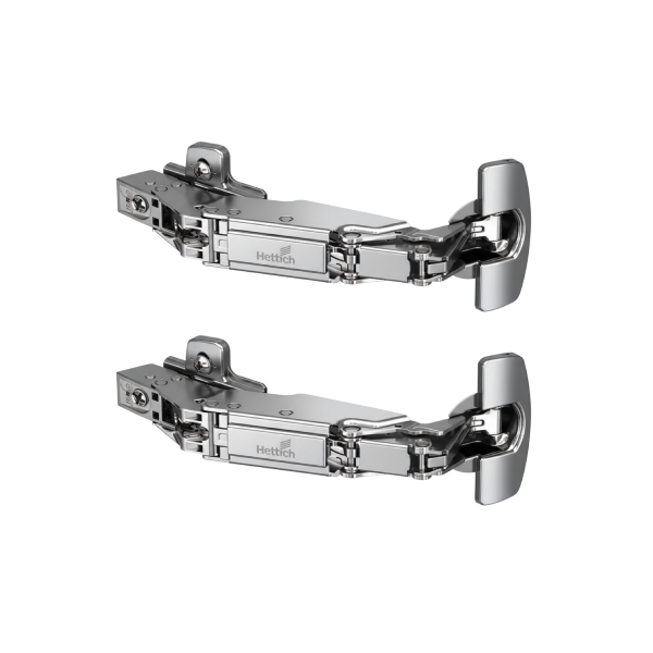 Hettich Sensys 8657i Corner 165° Zero Protrusion Soft Close Hinges, 0 Crank, 1 Set (2 Nos)