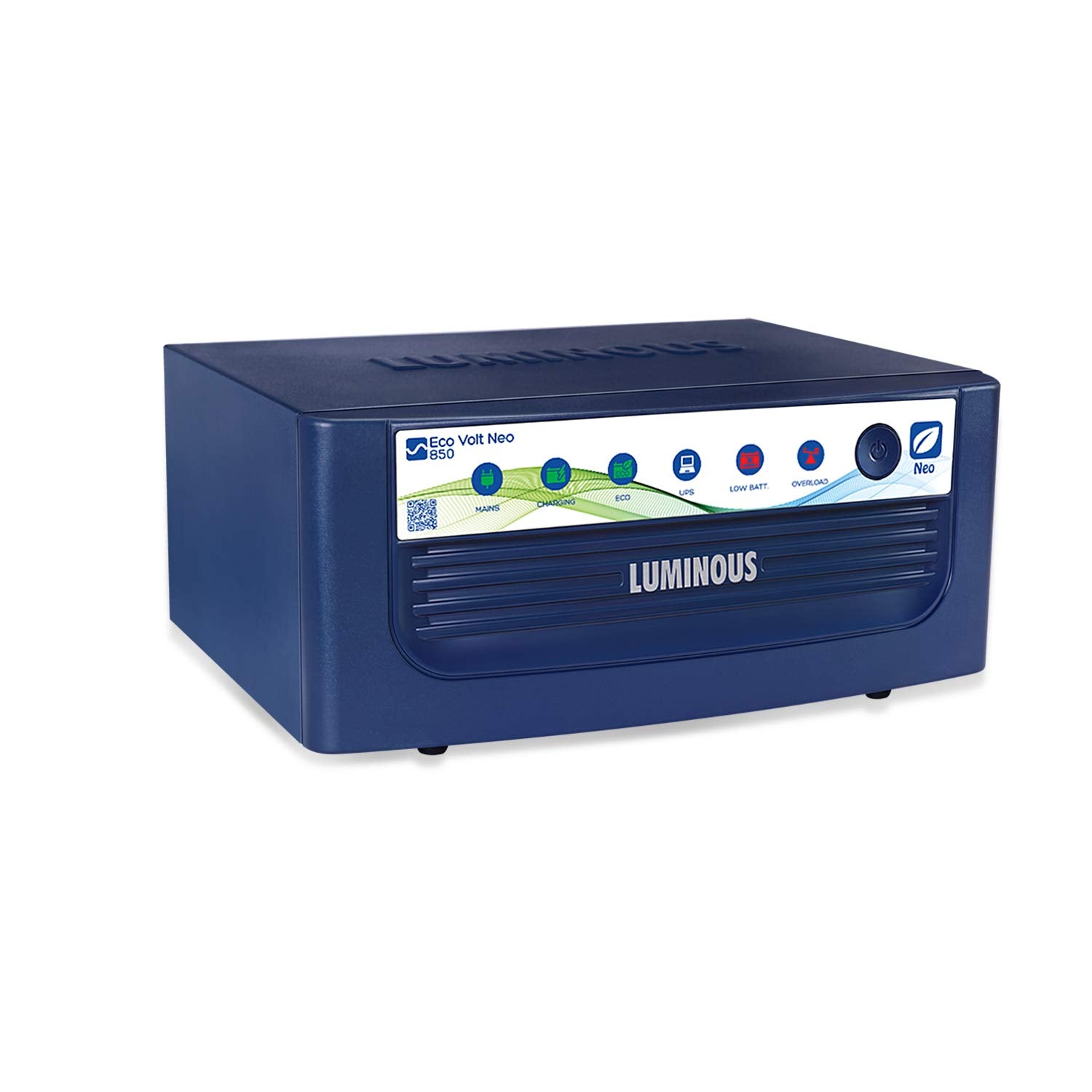 Luminous Eco Volt Neo 850 Pure Sine Wave Inverter, 3 Year Warranty