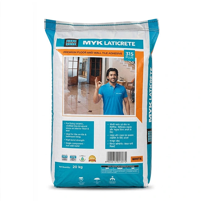 MYK Laticrete 315 Plus Tile Adhesive, White, 20 Kg Bag